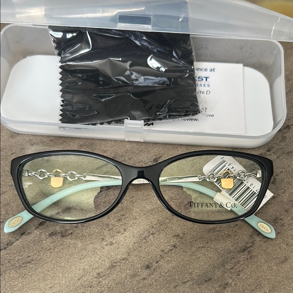 Tiffany & Co. Black and Gold Women's Glasses